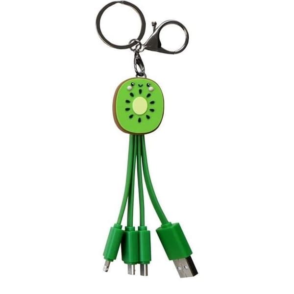 Yello koko Universal laddningskabel 3 i 1 15 cm Grön Kiwi - 3770005791957