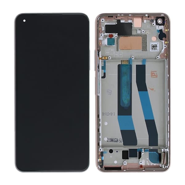 Xiaomi 11 Lite 5G NE / Mi 11 Lite 4G/5G (2021) Skärm med LCD Display Rosa - Original