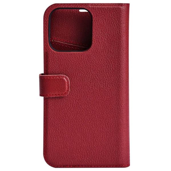 iPhone XR/11 leather wallet, detachable, Red