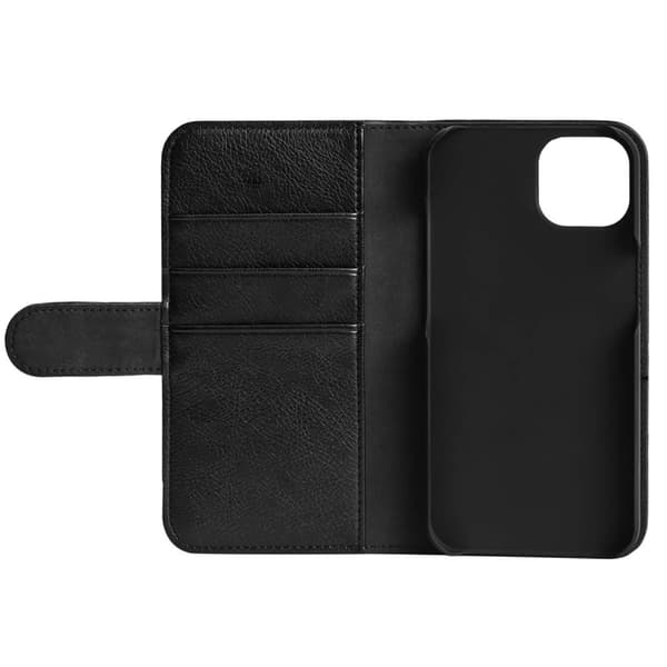 iPhone 12/12 Pro PU wallet, 3 cards, Black