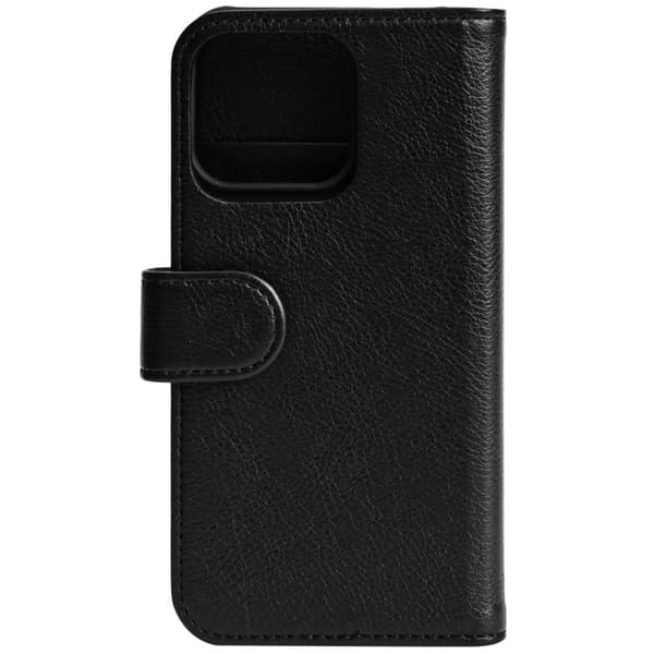 iPhone 12/12 Pro PU wallet, detach, 3 cards, Black