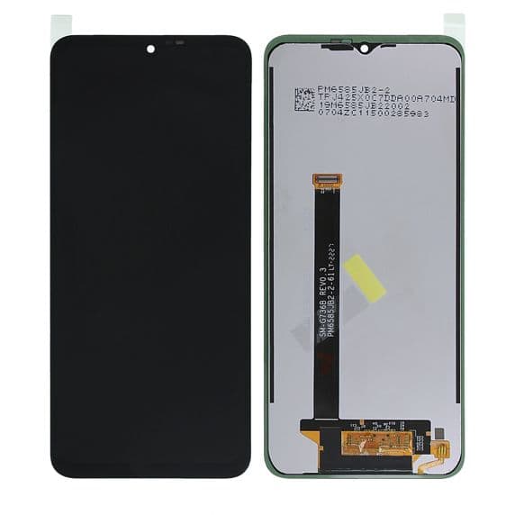 Samsung Galaxy Xcover 6 Pro 2022 (SM-G736) Skärm med LCD Display Original – Svart