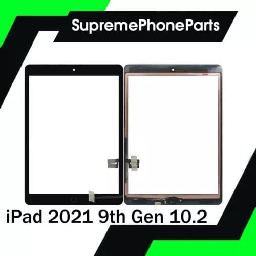 For iPad 2021 9th Gen 10.2″ Gen Home Button Screen Digitizer Glass Replacement