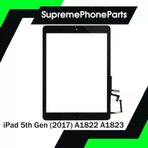 For 2017 iPad 5th Gen A1822 A1823 Touch Screen Digitizer Replacement