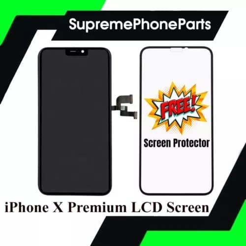 iPhone X Replacement Retina LCD Screen and Free Screen Protector