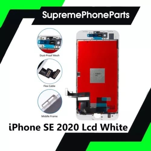 For iPhone 8 / SE 2020 White LCD Replacement Screen Touch Digitizer Display