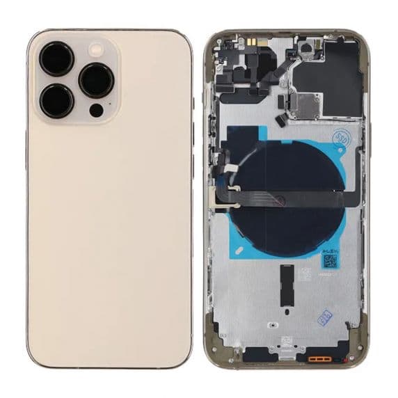 iPhone 13 Pro Max Baksida med Komplett Ram OEM – Guld