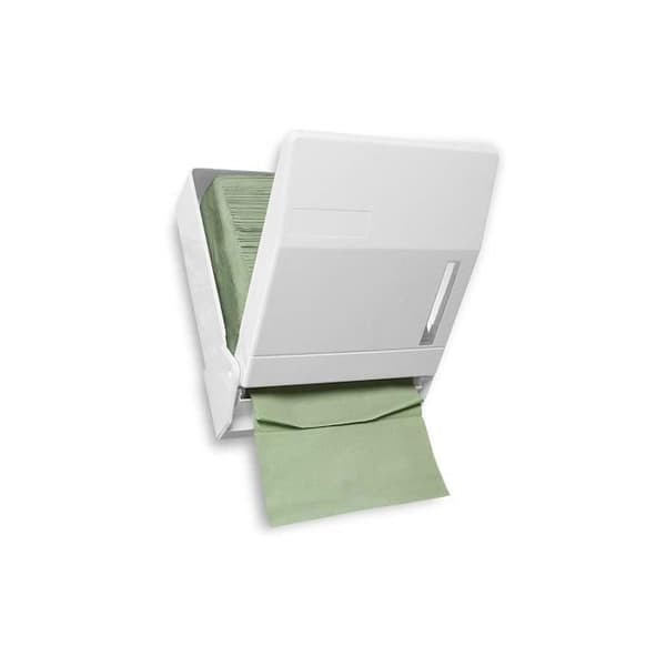 Roliga pappershanddukar i ZZ-vikt, 1 lager, grönt, 25 x 23 cm (5000 st) - AG-065