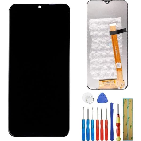 Taktile LCD-skärm - E-YIIVIIL - Kompatibel med Samsung Galaxy A10E A20E - 5,8 tum - Gorilla Glass - Verktyg ingår