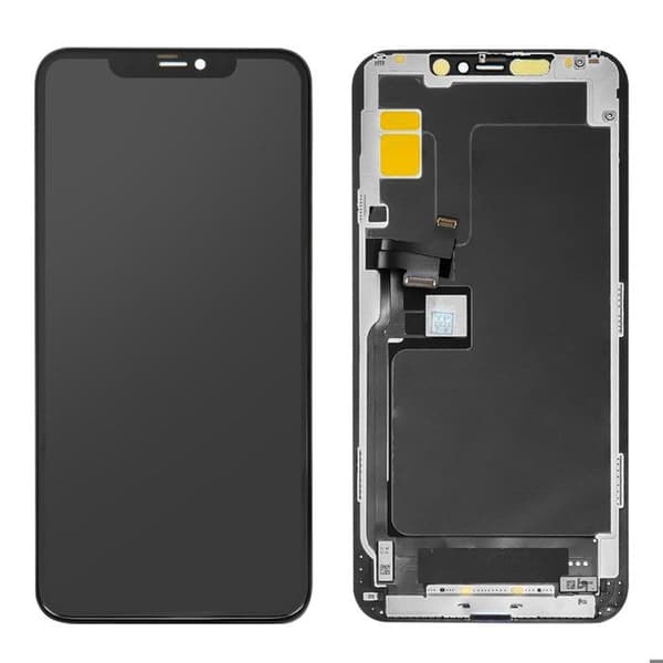 Komplett Block för iPhone 11 Pro Max LCD Skärm In-Cell Touchglas Svart
