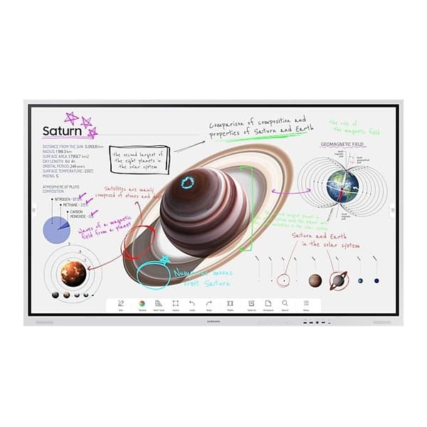 LCD-skärm 75" - Samsung - Flip Pro WM75B - 4K - Pekskärm - Interaktiv kommunikation