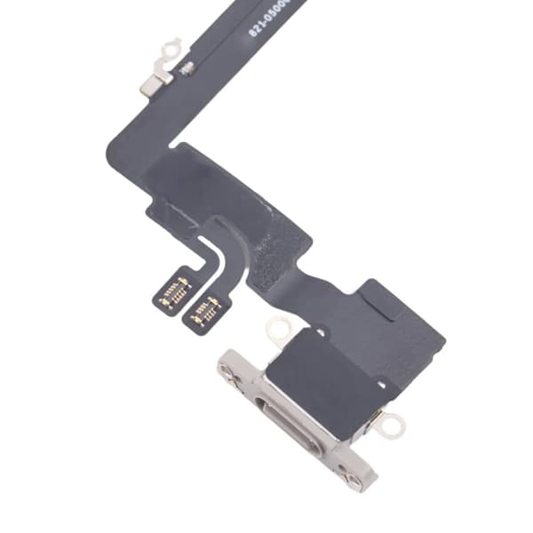 iPhone 16 Pro Max Laddningskontakt Flexkabel Original Vit