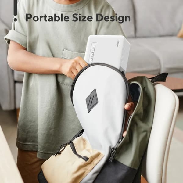 AKIYO O1 bärbar miniprojektor för telefon/surfplatta/dator/PS5, 720p