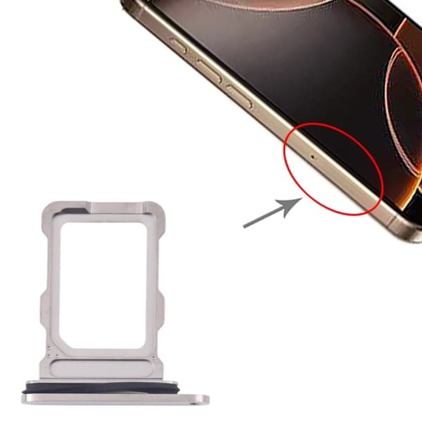 iPhone 16 Pro/16 Pro Max SIM-kortbricka Naturtitan