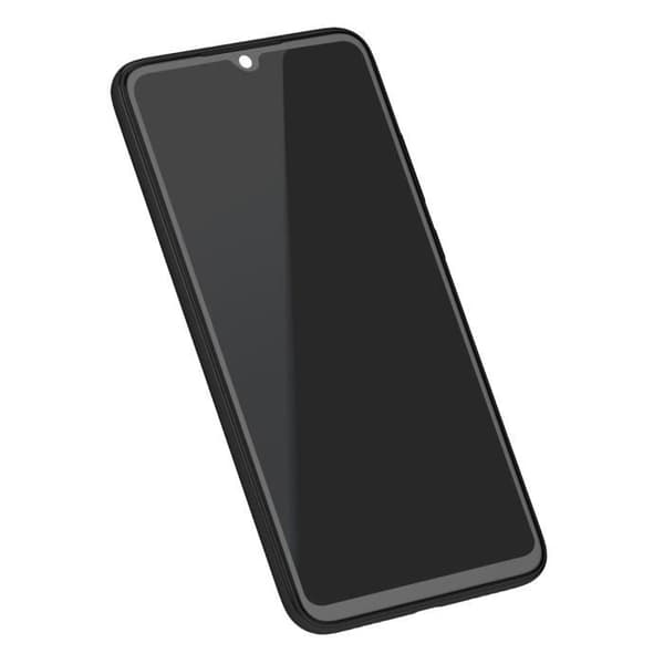 Skärm för Xiaomi Mi A3 LCD + Touchglas + Original Xiaomi Chassi Grå