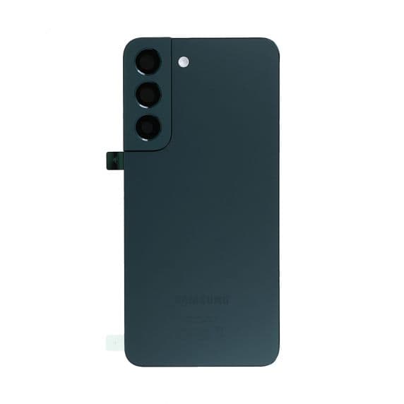 Samsung Galaxy S22 Baksida Original med Kameraglas och tejp – Grön