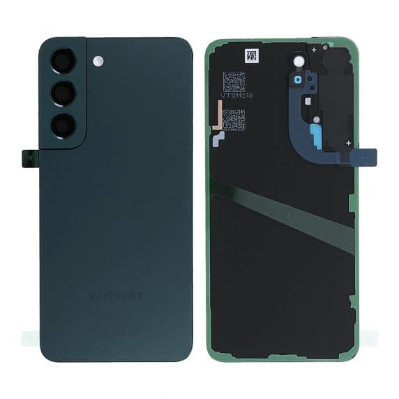 Samsung Galaxy S22 Baksida Original med Kameraglas och tejp – Grön