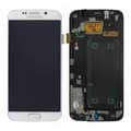 Miniatyrbild 1 av 3: Samsung Galaxy S6 Edge Original Skärm med LCD Display – Vit