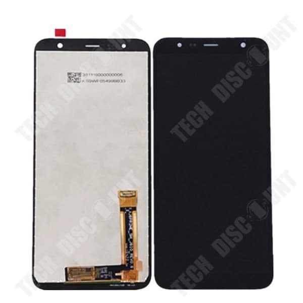 TD® LCD-skärm + pekskärm komplett för Samsung Galaxy J4 Plus 2018 J415 J415F-G-M Svart med stativ