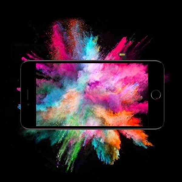 TD® Skärmbytessats kompatibel Apple iPhone 7 Plus (5,5'') med magnetiska verktyg och Touch LCD (svart) - KENUOS PRO