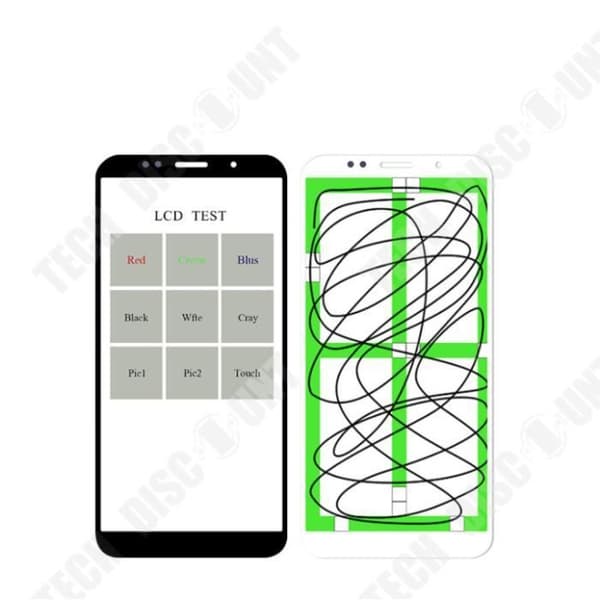TD®-skärm för Huawei P9 LCD-skärm med pekskärm (ej chassi) utbyte (svart)
