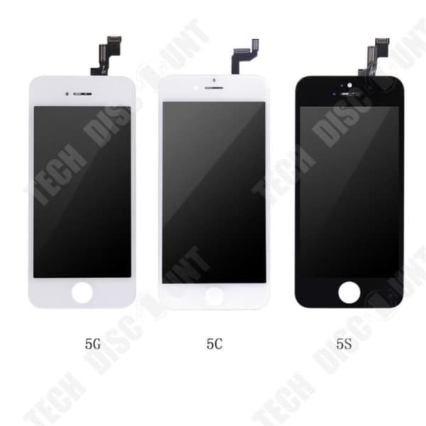 TD® LCD-skärm pekglas för iPhone 5c + verktyg