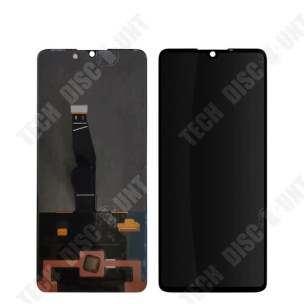 TD® Telefonskärm för Huawei P30 TFT Lcd + Touch Monterad - svart