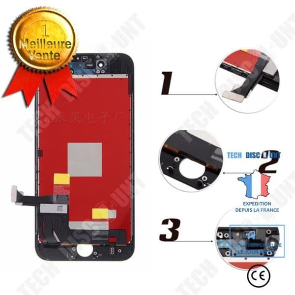 TD® LCD-SKÄRM + TOUCH-GLAS FÖR IPHONE 5S Vit