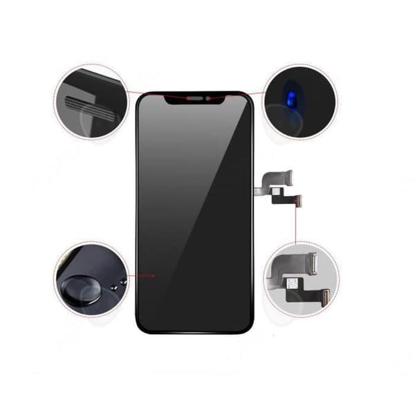 komplett LCD-skärm kit komplett för iPhone XR-glas 6.1 tum du kan byta skärm själv