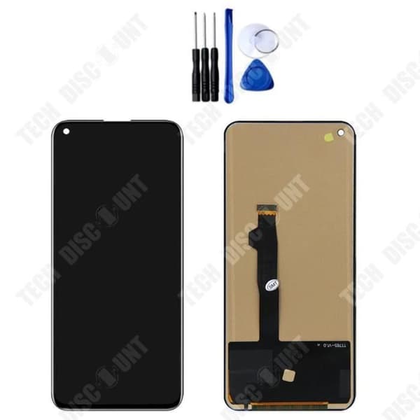 TD® Lämplig för Huawei NOVA7 svart LCD-skärm pekskärm lcd-display intern och extern skärmintegration