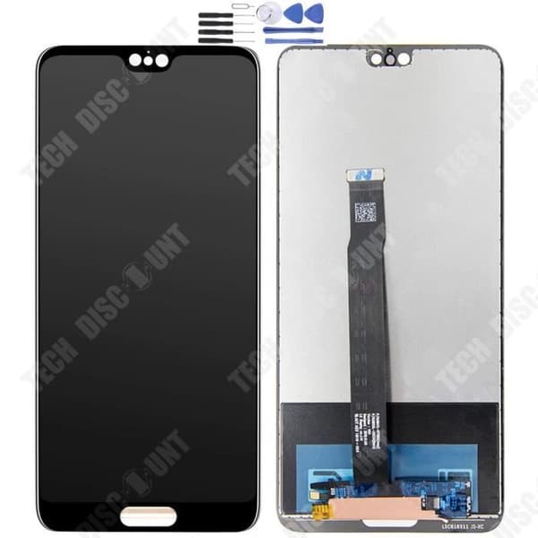 TD® Gäller för Huawei P20 Lcd mobiltelefonskärm pekskärm intern och extern skärm inbyggd LCD