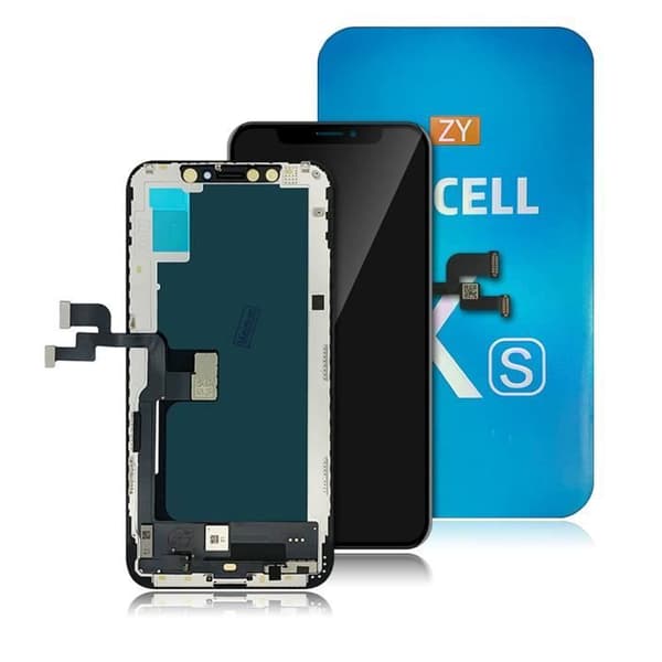 Helskärm iPhone 6 plus svart LCD-täckglaskonstruktion redan utförd med telefonaccessoarer verktygssats.