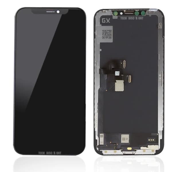 Helskärm iPhone 6 plus svart LCD-täckglaskonstruktion redan utförd med telefonaccessoarer verktygssats.