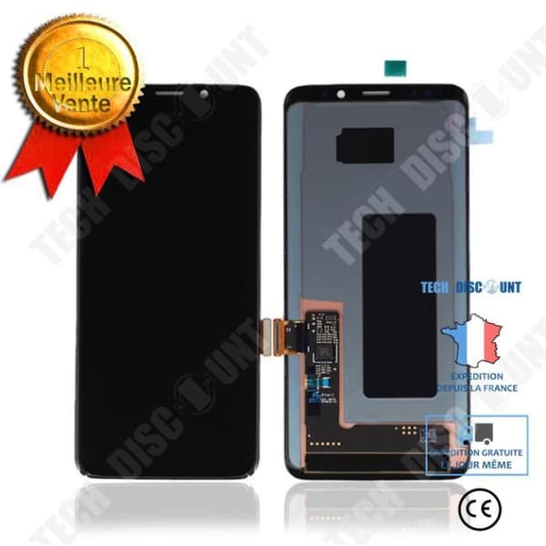 TD® Mobiltelefonskärm Samsung S9 G960 LCD Touch Screen Display Montering