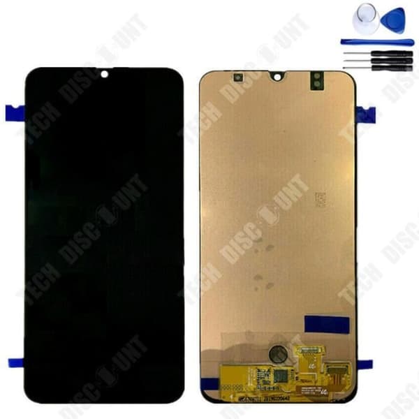 TD®-skärmenhet för Samsung A50 Pekskärm A505 LCD-skärm Mobiltelefon LCD-skärm med ramskärm