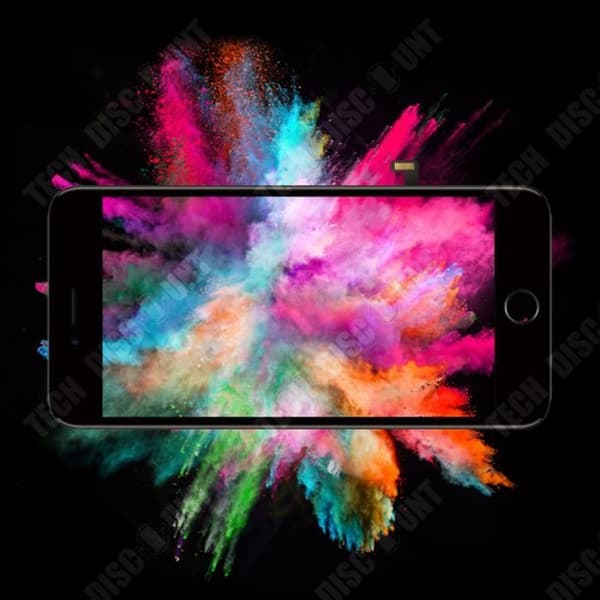 TD® Lämplig för iPhone 8 mobiltelefon vit skärm anti-fingeravtryck beröringskänslig yta