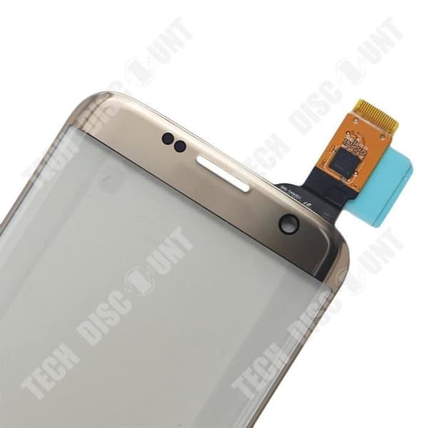 TD® Mobiltelefon Touch Screen Gold Lämplig för S7 edge Sensitive HD Precise Touch Mobiltelefon Touch Glass