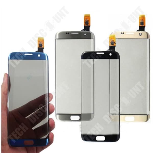 TD® Mobiltelefon Touch Screen Gold Lämplig för S7 edge Sensitive HD Precise Touch Mobiltelefon Touch Glass
