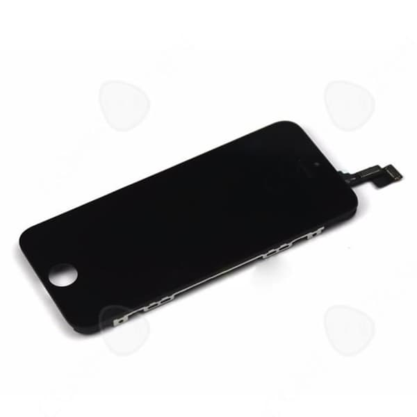 CONFO®-SKÄRM FÖR IPHONE 5C SVART KOMPLETT TOUCH GLASS + LCD PÅ RAMEN