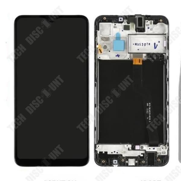 LCD-skärm - Teknikrabatt - Samsung Galaxy A10 2019 A105 - Svart - Verktygskit ingår