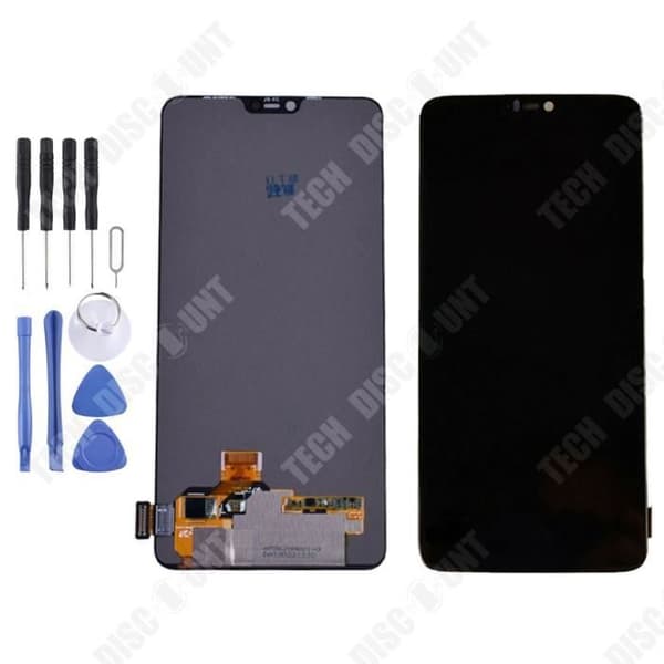 TD® för OnePlus 6 A6000 OnePlus 6 Display Svart TFT LCD-skärm Pekskärmsmontering Mobiltelefonskärm