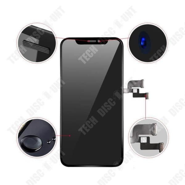 TD® 6,1 tum LCD-skärm för iPhone XR-glas