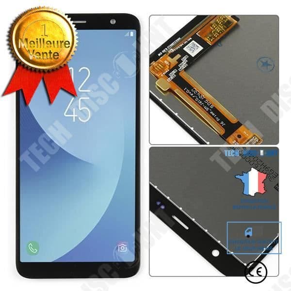TD® komplett kit passar LCD-skärm för Samsung Galaxy J4 Plus 2018 J415 J415F LCD-skärm pekglas + verktygssats SVART