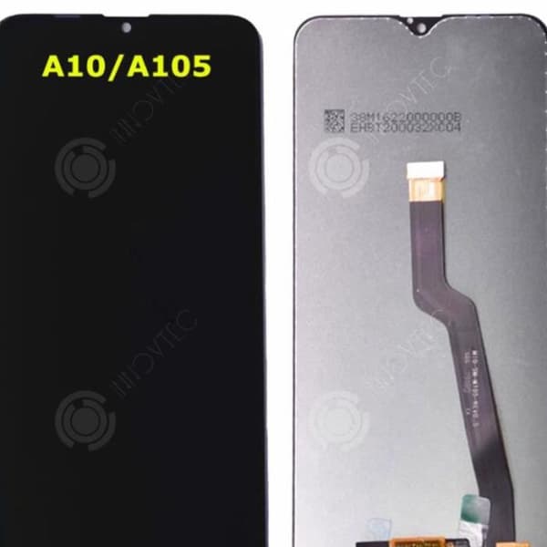 INN Komplett pekglas + LCD-skärm för SVART Samsung Galaxy A10 2019 A105 + Verktygssats