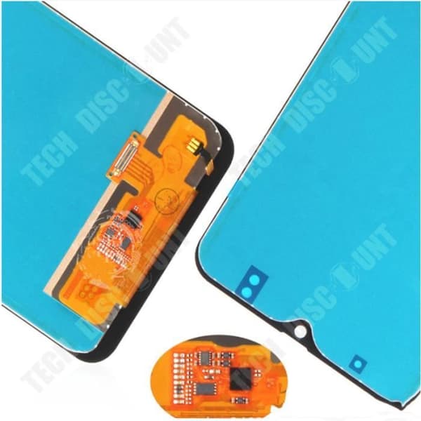 TD® Mobiltelefon Touch LCD-skärm för Samsung Galaxy A50 SM-A505FD A505 Kapacitiv pekglasskärm Svart