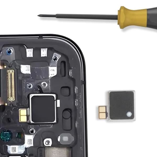 Vibrerande för Samsung Galaxy S24 FE Original Service Pack Samsung Svart