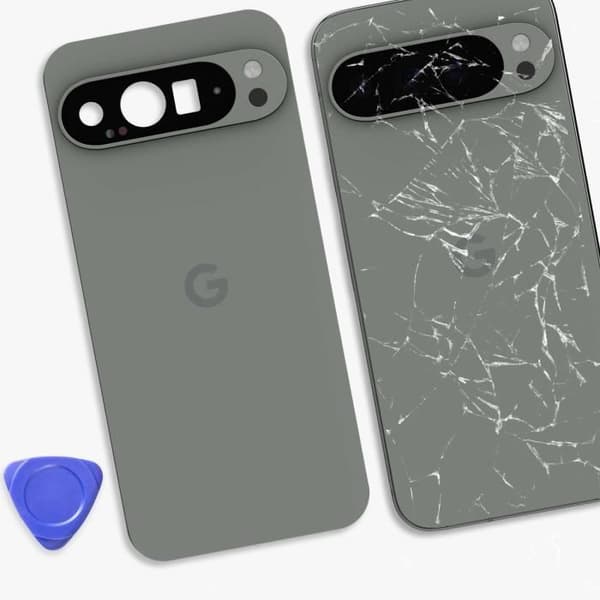 Baksidan för Google Pixel 9 Pro XL Original Service Pack Google Grön