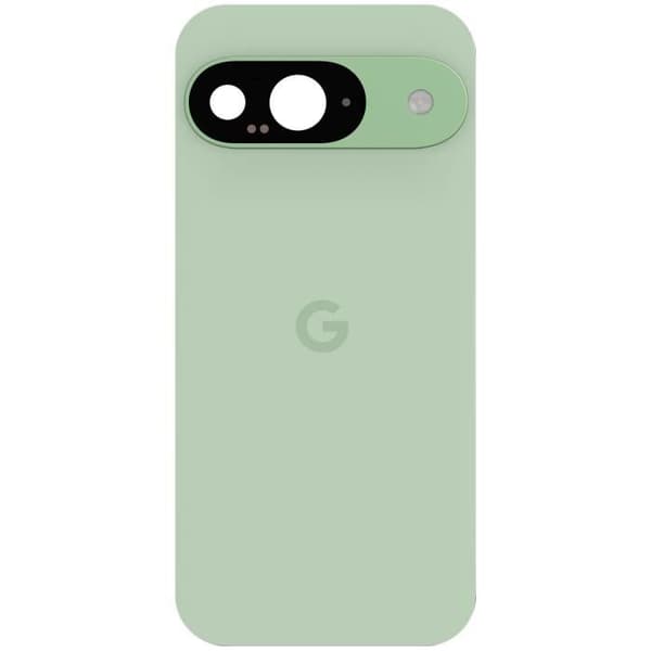 Baksidan för Google Pixel 9 Originalt Service Pack Google Ljusgrön