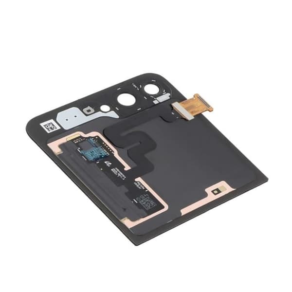 Bakre skärm för Samsung Galaxy Z Flip 6 med original samsung extern skärm gul