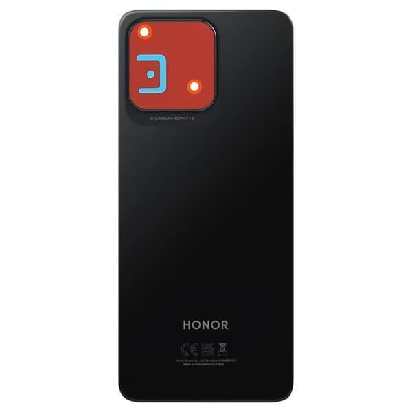 Baklock för Honor X8 5G Original Service Pack Honor Svart